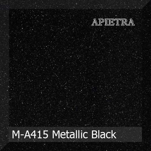 Apietra Metallic Black M-A415