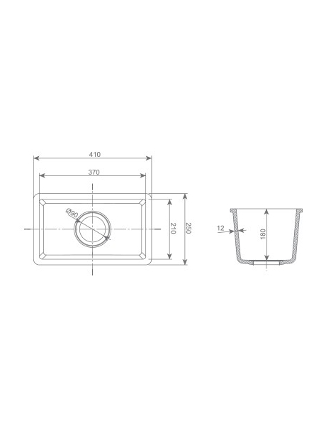 Zlewozmywak kuchenny solid surface Kolpa Kerrock Sonia 059