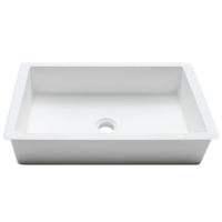 Umywalka łazienkowa solid surface Porcelanosa Krion® Basic BC B810 48X28 E