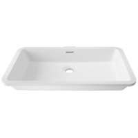 Umywalka łazienkowa solid surface Porcelanosa Krion® Basic BC D802 48X28 E